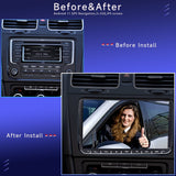 SCUMAXCON 9 inch  Radio Wireless Carplay Android Auto Android 13 Wifi Bluetooth   GPS Navigation DSP  for VW Jetta Golf Passat Caddy