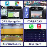 SCUMAXCON 9 inch  Radio Wireless Carplay Android Auto Android 13 Wifi Bluetooth   GPS Navigation DSP  for VW Jetta Golf Passat Caddy