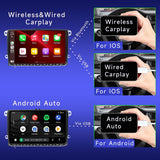 SCUMAXCON 9 inch  Radio Wireless Carplay Android Auto Android 13 Wifi Bluetooth   GPS Navigation DSP  for VW Jetta Golf Passat Caddy