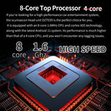 SCUMAXCON 9 inch  Radio Wireless Carplay Android Auto Android 13 Wifi Bluetooth   GPS Navigation DSP  for VW Jetta Golf Passat Caddy