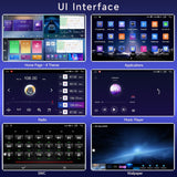 SCUMAXCON 10“ SCREEN ANDROID13 2+32G CAR RADIO GPS MULTIMEDIA VIDEO PLAYER STEREO NAVIGATION for VW Golf 7 2013 2014 to 2017 Golf7