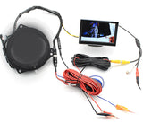 SCUMAXCON Car Smart Flip Trunk Handle Rear View Camera Reverse Backup Camera For VW CC Golf 5 6 Passat B6 B7 Beetle For MIB RCD330 RCD360