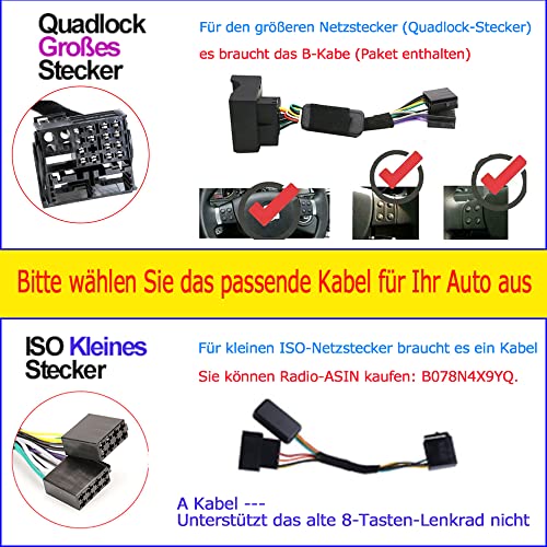 Autoradio RCN210, lecteur CD, USB, MP3, AUX, Bluetooth, pour voiture VW  Golf, Jetta MK4, Passat B5, Polo 9N - Cdiscount Auto