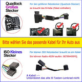 Autoradio RCN210 Bluetooth Lecteur CD, USB, MP3, port auxiliaire, Pour Golf MK4, polo4, Passat B5.