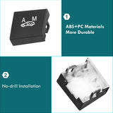 F30 Inner Cycle Button Replacement, Air Recirculation Button Protective Cap Compatible with BMW 1 Series F20/F21, 2 Series F22/F23, 3 Series F30/F31/F34/F35, 4 Series F32/F33/F36