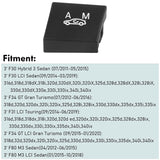 F30 Inner Cycle Button Replacement, Air Recirculation Button Protective Cap Compatible with BMW 1 Series F20/F21, 2 Series F22/F23, 3 Series F30/F31/F34/F35, 4 Series F32/F33/F36