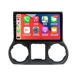 SCUMAXCON 9' 2+32G AUTO RADIO STEREO ANDROID 11 WIRELESS CARPLAY ANDROID AUTO BLUETOOTH WIFI USB GPS IPS TOUCHSCREEN Für Jeep Wrangler 3 JK 2010 - 2018 