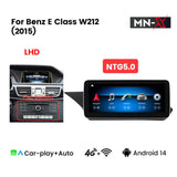 SCUMAXCON 10.25' 12.5' Android 14 Wireless Carplay Android Auto Car Multimedia Intelligent System WIFI 4G GPS Monitor for Mercedes Benz E Class W212 2009-2016 Right-Hand Drive (RHD)