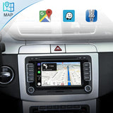 Scumaxcon Wireless Apple CarPlay Android Auto  For Volkswagen Magotan Tiguan Passat  7’‘  RNS510 Series