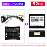 SCUMAXCON Android Car Radio Canbus Cable Compatible with Volkswagen, Toyota, Honda, Hyundai, Jeep, BMW, Benz, Ford, Skoda, Seat and More Models