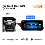 SCUMAXCON 10.25' 12.5' Android 14 Wireless Carplay Android Auto Car Multimedia Intelligent System WIFI 4G GPS Monitor for Mercedes Benz E Class W212 2009-2016 Right-Hand Drive (RHD)