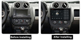 SCUMAXCON 9' 2+32G AUTORADIO STEREO ANDROID 11 WIRELESS CARPLAY ANDROID AUTO BLUETOOTH WIFI USB GPS IPS TOUCHSCREEN Für Jeep Compass Patriot 2009-2015 