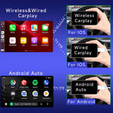 SCUMAXCON 9' 2+32G AUTORADIO STEREO ANDROID 11 WIRELESS CARPLAY ANDROID AUTO BLUETOOTH WIFI USB GPS IPS TOUCHSCREEN RCD330 STYLE Universal Autoradio Multimedia Video Player Navigation GPS 