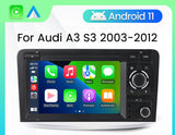 SCUMAXCON Android 11 7" SCREEN  Car Radio 2+32G  Multimedia Video Player Stereo  CARPLAY  Android AUTO for Audi A3 2003-2011 4 Cores DSP GPS Navigation