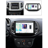 SCUMAXCON 10.1" Screen Android 4+64G Wireless Carplay Android Auto Car Radio Multimedia Video Player Stereo GPS Navigation Unit DSP BT Wifi For Jeep Compass 2018-2021
