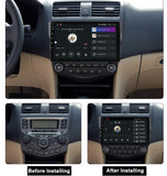 SCUMAXCON 9' 2+32G CAR RADIO STEREO ANDROID 11 WIRELESS CARPLAY ANDROID AUTO BLUETOOTH WIFI USB GPS IPS TOUCHSCREEN  For  Honda Accord 7 CM UC CL 2003 - 2007