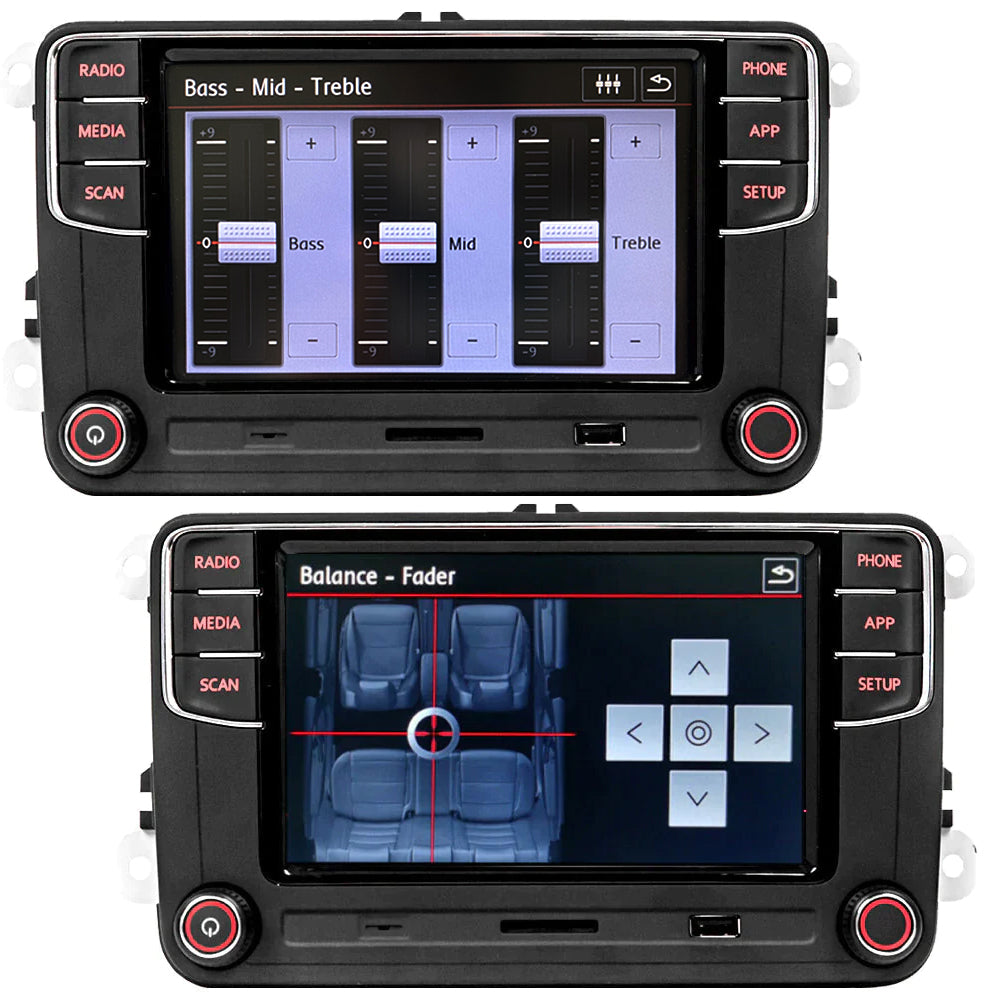 Rcd 360 SCUMAXCON RCD360 PRO 2 Car Stereo Carplay Android Auto for VW GOLF POLO ...