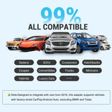 SCUMAXCON Car TV Mate PRO-Fire TV Stick Converter,HDMI & Wireless CarPlay Android Auto Adapter, Stable Fast, No Latency,HDMI to USB Port Converter for OEM Factory CarPlay Cars 2016+,Plug & Play