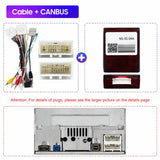 SCUMAXCON Android Car Radio Canbus Cable Compatible with Volkswagen, Toyota, Honda, Hyundai, Jeep, BMW, Benz, Ford, Skoda, Seat and More Models