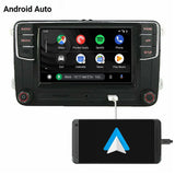 SCUMAXCON  RCD330 PLUS RCD 330 OEM Original CarPlay Android auto  BT RVC AUX For Volkswagen Golf 5 6 Passat Polo