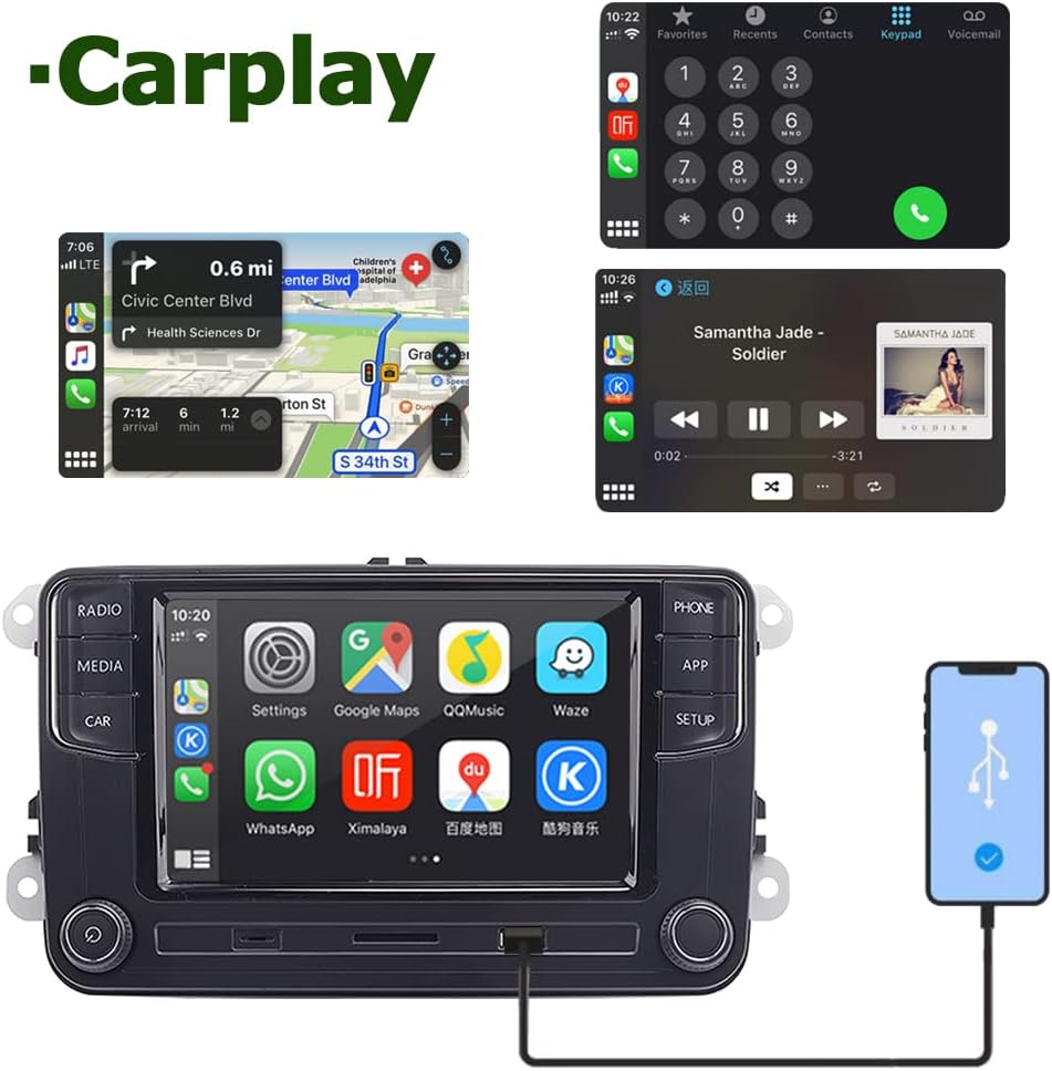 SCUMAXCON Car Stereo Radio 6.5