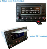 Scumaxcon  RCN210 CD Player Wireless Carplay Android auto  USB MP3 AUX Bluetooth For VW Golf MK4 Passat B5 Polo