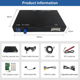 SCUMAXCON Wireless CarPlay Android Auto Mirrorlink Wireless CarPlay Interface Decoder For Porsche PCM 3.1 (2010–2016): Panamera, Macan, Cayenne, 911, Boxster, Cayman | For Porsche PCM 3.0 (2008–2012): Cayenne, 911, Cayman, Boxster