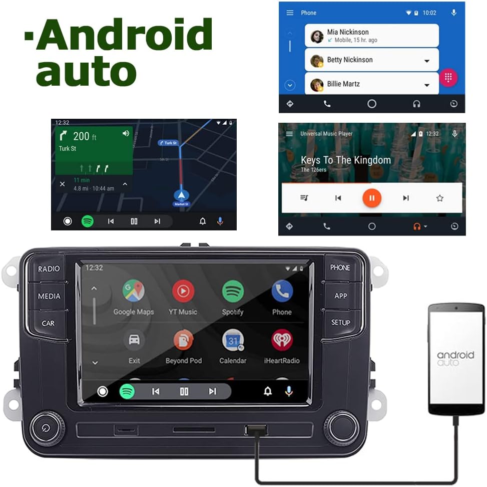 SCUMAXCON Car Stereo Radio 6.5