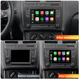 6,5-Zoll-Autoradio RCD330 Style RCD360 + Rahmen CarPlay Android Auto MirrorLink BT USB RVC für MQB Volkswagen POLO 6C 