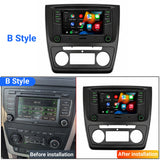 SCUMAXCON 6,5' RCD330 RCD360 PRO2 RCD360 PRO3S Wireless Carplay Android Auto Green Light  Bluetooth USB SD FM with Frame for Skoda Yeti 2009-2017