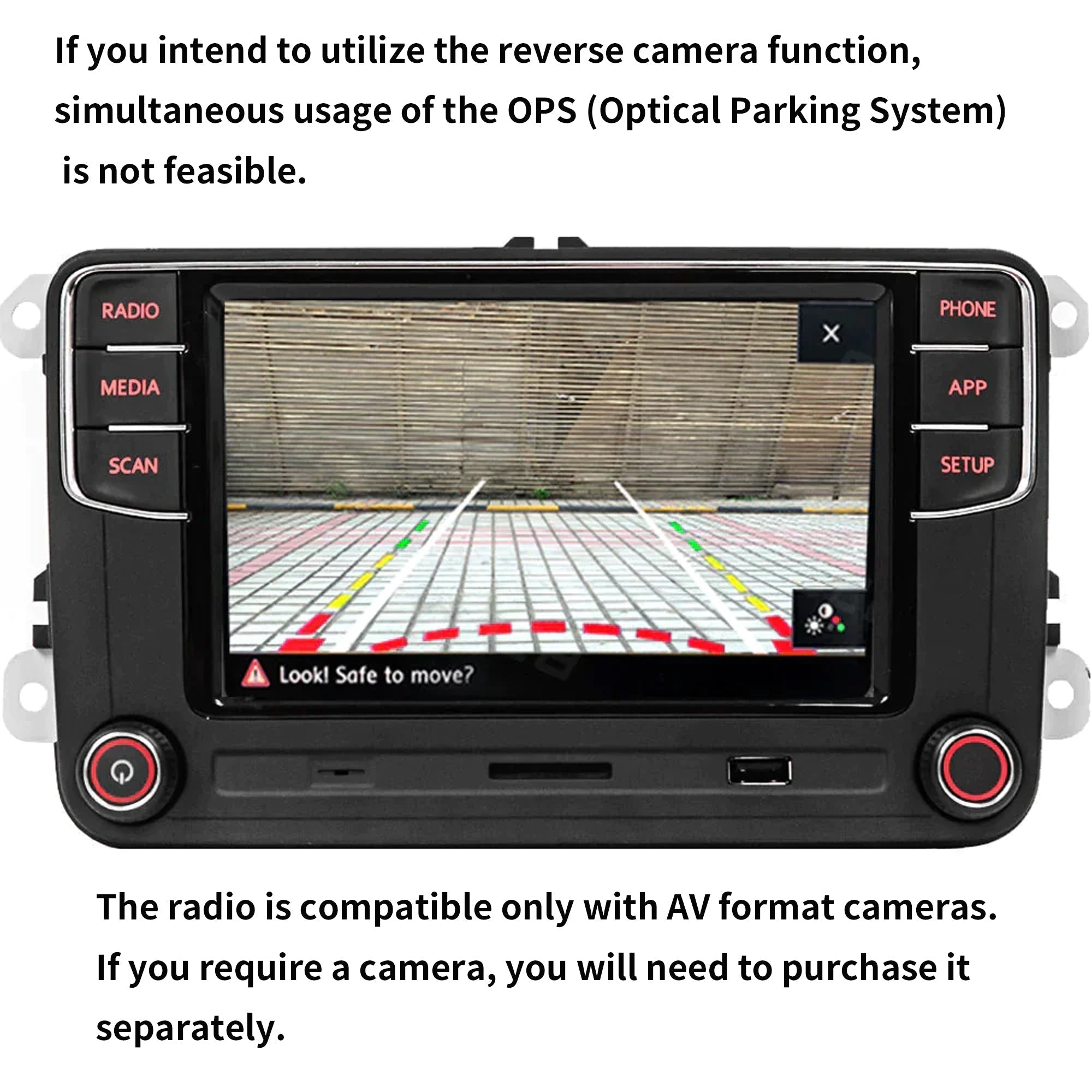 Rcd 360 SCUMAXCON RCD360 PRO 2 Car Stereo Carplay Android Auto for VW GOLF POLO ...