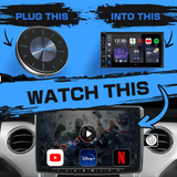 OTTOCAST P3 OttoAiBox - 2024 Android 12 CarPlay AI Box, Wireless CarPlay & Android Auto Adapter, 8GB+128GB, HDMI Output, GPS, Video Viewing YouTube, Netflix, Tiktok, etc