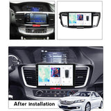 SCUMAXCON 10" SCREEN 8 CORE ANDROID 4+64G WIRELESS CARPLAY ANDROID AUTO CAR RADIO MULTIMEDIA VIDEO PLAYER STEREO GPS Navigation Unit DSP BT WIFI FOR HONDA ACCORD 9 2012-2018