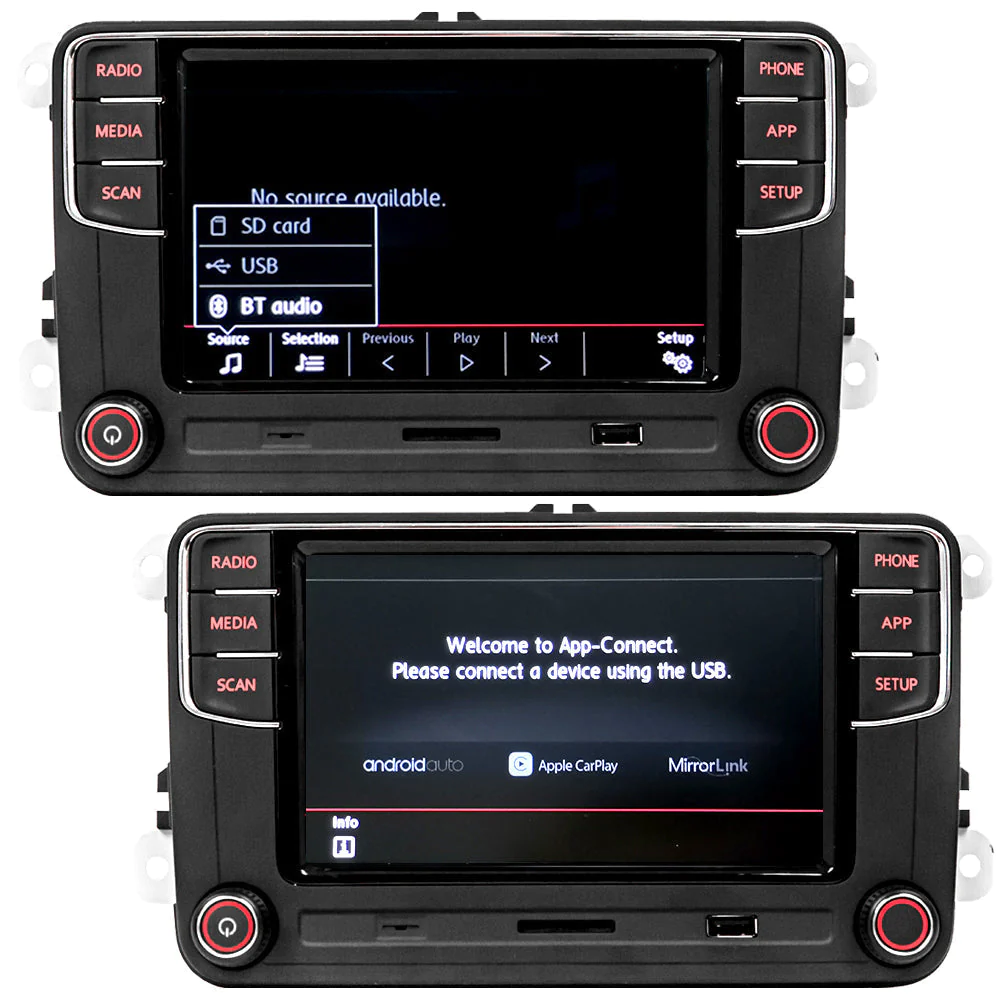 Rcd 360 SCUMAXCON RCD360 PRO 2 Car Stereo Carplay Android Auto for VW GOLF POLO ...