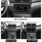 SCUMAXCON 9' 2+32G AUTORADIO STEREO ANDROID 11 WIRELESS CARPLAY ANDROID AUTO BLUETOOTH WIFI USB GPS IPS TOUCHSCREEN Für BMW 3er E46 Multimedia M3 318/320/325/330/335 1998-2005 