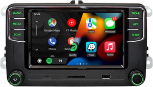 SCUMAXCON 6,5' RCD330 RCD360  PRO2 RCD360 PRO3S  SKODA  Green Light Autoradio Wireless Carplay Android Auto  Bluetooth RVC