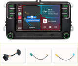 SCUMAXCON 6,5' RCD330 RCD360  PRO2 RCD360 PRO3S  SKODA  Green Light Autoradio Wireless Carplay Android Auto  Bluetooth RVC