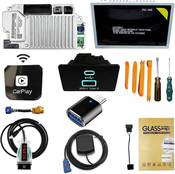 SYNC 2 to SYNC 3 Upgrade Kits for Ford F150, Wireless Carplay SYNC 3.4 Interface Module 8-Inch Capacitive Touch Screen APIM Module, GPS Navigation