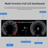 SCUMAXCON 12.3” Digital Instrument Cluster for Audi A4 2009-2012, Virtual Cockpit with Wireless Android Auto CarPlay, Retains Factory Motherboard, Real-Time TPMS & Live Data Display LCD Speedometer