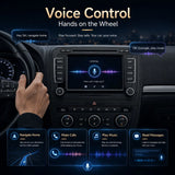 Interface sans fil SCUMAXCON CarPlay et Android Auto compatible avec les moniteurs OEM 7'' RNS510 de VW Volkswagen Skoda SEAT (Phaeton, Golf, Jetta, Passat, Tiguan, Octavia). Kit de mise à niveau audio sans fil Bluetooth CarPlay et Android Auto. 