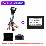 SCUMAXCON Android Car Radio Canbus Cable Compatible with Volkswagen, Toyota, Honda, Hyundai, Jeep, BMW, Benz, Ford, Skoda, Seat and More Models