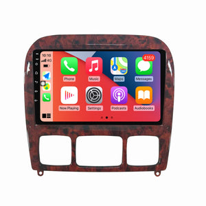 SCUMAXCON 9' 2+32G AUTORADIO STEREO ANDROID 11 WIRELESS CARPLAY ANDROID AUTO BLUETOOTH WIFI USB GPS IPS TOUCHSCREEN Für Mercedes Benz S Klasse W220 S280 S320 S350 S400 S430 S500 S600 S55 