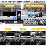 SCUMAXCON CarPlay Touchscreen IPS 11.26 Inches Wireless CarPlay Android Auto AirPlay 4K Reverse Camera 1080p Bluetooth GPS Navigation FM Built-in Speaker Central Console Multimedia Player