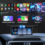 SCUMAXCON CarPlay Touchscreen IPS 11.26 Inches Wireless CarPlay Android Auto AirPlay 4K Reverse Camera 1080p Bluetooth GPS Navigation FM Built-in Speaker Central Console Multimedia Player