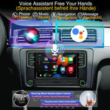 SCUMAXCON 6,5' RCD330 RCD360  PRO2 RCD360 PRO3S  SKODA  Green Light Autoradio Wireless Carplay Android Auto  Bluetooth RVC