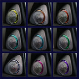 SCUMAXCON 3D-Rotating LED Ambient Glow Tweeter Speakers High-Frequency Audio Upgrade for Mercedes-Benz C/E/S/GLC-Class W205 W213 X253 W222