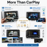 Interface sans fil SCUMAXCON CarPlay et Android Auto compatible avec les moniteurs OEM 7'' RNS510 de VW Volkswagen Skoda SEAT (Phaeton, Golf, Jetta, Passat, Tiguan, Octavia). Kit de mise à niveau audio sans fil Bluetooth CarPlay et Android Auto. 
