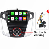 SCUMAXCON 9' 4+64G CAR RADIO STEREO ANDROID WIRELESS CARPLAY ANDROID AUTO BLUETOOTH WIFI USB GPS IPS TOUCHSCREEN  For Ford Focus 3 Mk3 2011-2015