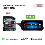 SCUMAXCON 10.25' 12.5' Android 14 Wireless Carplay Android Auto Car Multimedia Intelligent System WIFI 4G GPS Monitor for Mercedes Benz E Class W212 2009-2016 Right-Hand Drive (RHD)