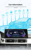 SCUAMXCON Android Wireless CarPlay Android Auto Car Radio 12.3'' 2K Screen GPS 4G LTE WIFI BT5.1 DSP Car Multimedia Player for BMW X1 F48 2016-2017